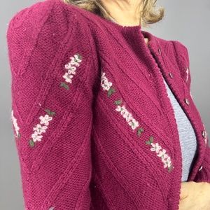 Vintage Wool cardigan size 4/6